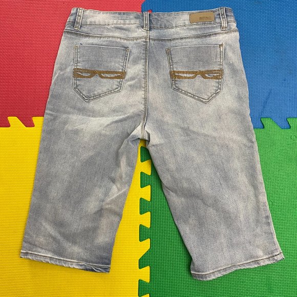 Buffalo David BITTON SAMUELLA Bermuda Jean Shorts Women's Size 8 Mid-Rise - Picture 2 of 7